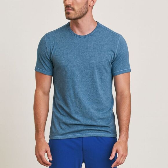 John Varvatos Star USA Blue Cotton Crew Neck T Shirt Tee Top   Mens Size XL - Picture 1 of 8